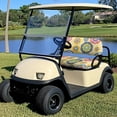 thumbnail image 4 of Pzuqiu Floral Mandala 2-Piece Golf Cart Seat Covers Set - Breathable Washable Protective Cover for Women Golf Lovers, 4 of 9