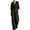 Black, variant on Tqcoqu Women's Jumpsuits,High Waist Wide Leg Jumpsuit,Wrap V Neck 3/4 Sleeve Long Romper Dressy Elegant One Piece Outfit
