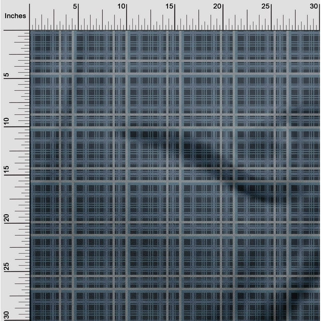 oneOone Silk Tabby Fabric Tartan Check Print Fabric By Yard 42 Inch Wide