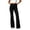 Black, variant on Women's High Waist Flare Yoga Pants, Ghalytn Stretch Bootcut Casual Trousers with Back Pockets