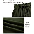 thumbnail image 3 of Sherrylily Women High Waisted Palazzo Pants Belted Wide Leg Long Trousers with Pockets, 3 of 4