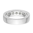 thumbnail image 5 of 950 White Platinum Wedding Diamond Round Ring Band, Size 5, 5 of 7