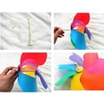 thumbnail image 4 of Kids Pinwheels Rainbow Big 10PCS DIY Wooden Stick Windmill Toy Wind Spinner Toy, 4 of 10