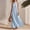 (Fashion 205)Light Blue, variant on Aimik Women's Sleeveless Stand Collar Cotton Dress Summer Side Split Button-Down Maxi Dress Breathable Comfort Linen Dress