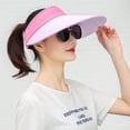 thumbnail image 3 of stanreset Sun for Visor Hats Women Large Brim Protection Beach Cap Adjustable Sun Hat for Outdoors No.2, 3 of 6