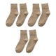 thumbnail image 1 of Guardurnaity Calcetines tobilleros Medias lisas Estiramiento Color sólido Calentador de piernas Largo cálido Transpirable Medias lavables Ropa Medias Caqui, 1 of 6