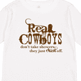 thumbnail image 4 of Inktastic Real Cowboys Boys or Girls Long Sleeve Toddler T-Shirt, 4 of 5
