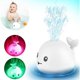 thumbnail image 1 of Juguete de baño para bebé Sailing Ballena Jet con LED Blanco, 1 of 5