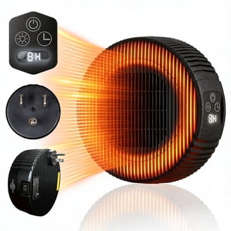 PowerZone 400/800W Oscillating Parabolic Heater for Medium Space