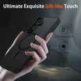 thumbnail image 3 of DUEDUE Magnetic Case for Samsung Galaxy S24 FE, Compatible with Mag-safe, Slim Fit Matte Translucent Shockproof Anti-Yellowing Protective Cover, Black, 3 of 7