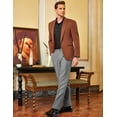 thumbnail image 4 of COOFANDY Men Straight Leg Dress Pant Lightweight Elastic Waist Pant with Pockets, 4 of 10