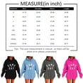 thumbnail image 2 of Resicozy Football Hoodie for Women Game Day Football Graphic Sweatshirt Long Sleeve Shirt Fashion Pullover with Pockets Green S, 2 of 5