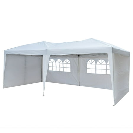 SOFT INC 10' x 20' Canopy Tents for Outside, Hight Quality Oxford Fabric Heavy Duty Gazebo Canopy Outdoor Party Wedding Tent, for Party Wedding Catering Gazebo Garden Beach Camping Patio,