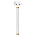thumbnail image 2 of Westbrass D3608A-50 1/2" IPS x 8" Round Ceiling Mount Shower Arm with Flange, Powder Coat White, 2 of 6