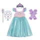 thumbnail image 3 of Vestido de Sirenita de Disney para niñas de 2, 4 y 8 años, disfraz de princesa Ariel, vestidos para niños, fiesta de cumpleaños de carnaval, conjuntos de ropa de sirena, 3 of 5