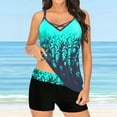 thumbnail image 2 of Betiyuaoe Women's Tankini Swimsuits Large Bikini Set Digital Print Suspender Beach Split Bathing Suits, 2 of 4