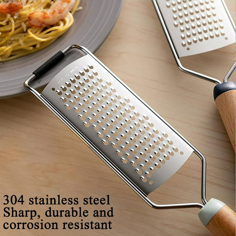 Wovilon Stainless Steel Cheese Grater, Grater Cheese Cheese Chocolate  Grater Manual Potato Radish Shredder