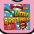 thumbnail image 4 of Inktastic Little Brother Comic Book Boys Baby Bib, 4 of 4