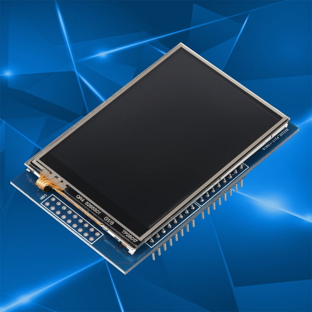 2.8 Inch TFT LCD Module 240x320 Resolution Touch Screen Display Colorful 18-Bit 262K Shades, 4 White LED Backlight, Memory Card Slot for