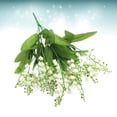 thumbnail image 3 of 2 PCS Fake Flower Artificial Bouquets Vase Teal Bride Green, 3 of 8