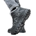 thumbnail image 3 of Durtebeua Men Shoes Couple Hiking Shoes Fashion Thick Sole Outdoor Mountaineering Sneakers Boots Small Black,10.5, 3 of 5