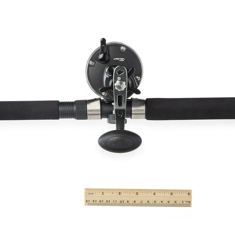 PENN 6'6” Warfare Level Wind Fishing Rod and Reel Conventional