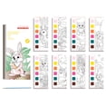thumbnail image 2 of Mini cuaderno de dibujo en acuarela para Halloween y Navidad, cuaderno de dibujo para niños, cuaderno de grafiti, cuaderno para colorear en acuarela, cuaderno de dibujo a mano, 2 of 5