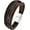 Brown & Black Buckle, variant on Mens Feather Black/Brown/Blue Leather Bracelet Multi-Layer Braided Cuff Bracelet Wristband Jewelry for Men 8.3" Stainless Steel Buckle Bangle