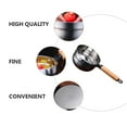 thumbnail image 6 of landege 1pc Stainless Steel Ladle Kitchen Wooden Handle Ladle Household Durable Scoop, 6 of 8