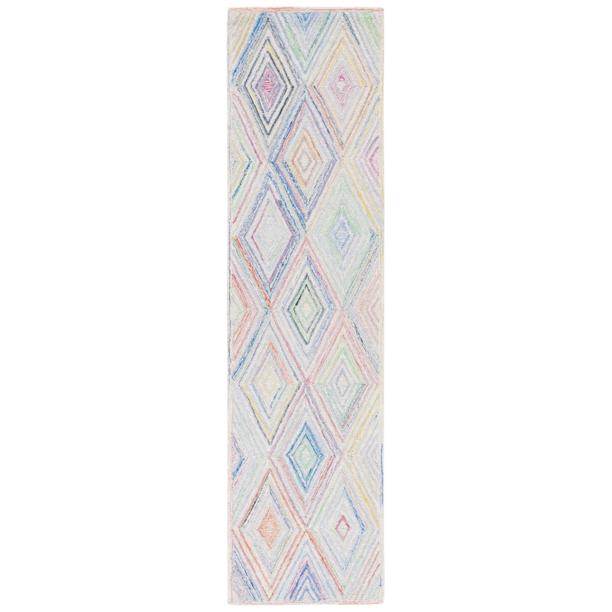SAFAVIEH Metro Bronte Diamond Area Rug, Blue/Green, 4' x 6'