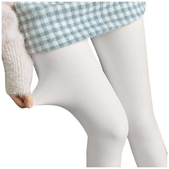 WTXUE Pantyhose for Women, Seamless Pantyhose, Thick Tights Lawless Legs Fake Translucent Warm Fleece Pantyhose, Control Top Pantyhose for Women, Stirrup Tights, Fleece Lined Tights, A1