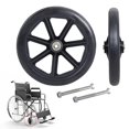 thumbnail image 3 of tredstone 2x Roue avant Roulement 8 Pouces pour Fauteuils Roulants Rollators Déambulateurs Noir, 3 of 9
