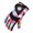 Multicolor, variant on Color Block Ski Gloves, Bright Stripe Water-Repellent, Double-Layer Insulated Waterproof Warm, 1 Pair for Young Skiers Winter Sports Red