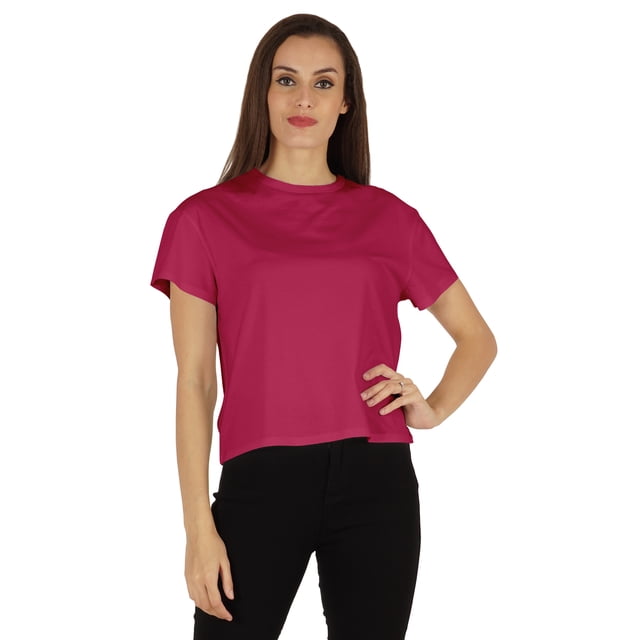 Inkmeso T-Shirt à Manches Courtes pour Femmes Épaules Tombantes Col Rond T-Shirts d'Été Décontractés