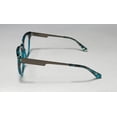 thumbnail image 4 of NEW VERA WANG V375 WOMENS/LADIES CAT EYE FULL-RIM TEAL FRAME DEMO LENSES 51-17-130 FLEXIBLE HINGES EYEGLASSES/EYE GLASSES, 4 of 9