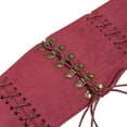 thumbnail image 5 of Women Steampunk Corset Belt Medival Elastic Waist Belt for Dresses Wine Free Size, 5 of 6