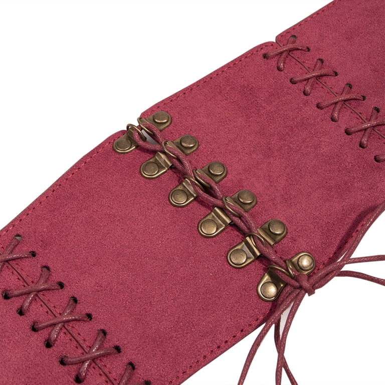 Womens Vintage Wide Corset Belt Elastic Waist Lace-up Tied  display picture 1