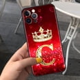 thumbnail image 1 of Funda de teléfono con letras de diseño de diamantes mate, funda suave para Apple iPhone 13, 12 Mini, 11 Pro, 7, XR, X, XS Max, 6, 6S, 8 Plus, 5, 5S, SE, gran oferta Fivean unisex, 1 of 2