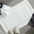 thumbnail image 3 of Jean Pierre New York Lydia Border 100% Cotton Bath Mat - Non-Slip Bath Rug - White - 20"x30", 3 of 7