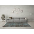thumbnail image 3 of Ahgly Company Indoor Round Persian Light Blue Traditional Area Rugs, 8' Round, 3 of 4