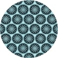 thumbnail image 1 of Ahgly Company Machine Washable Indoor Square Transitional Deep Teal Green Area Rugs, 3' Square, 1 of 7