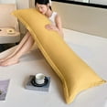 thumbnail image 4 of New solid-color washed double long pillowcases, couple pillowcases 48*100cm, 120cm, 150cm, 180cm (without core), 4 of 10