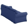 thumbnail image 2 of Premium Heavy Cotton Ektorp 3 Seat Sofa Cover Replacement Compatible with IKEA Ektorp Three Sofa Slipcover (Deep Blue), 2 of 3