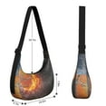 thumbnail image 4 of Women’s Soccer Shoulder Bag – Sports Print Crossbody Purse with Basketball and Baseball Design, Lightweight Durable Tote for Team Players, 4 of 5