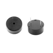 Black 22mmx10mm Industrial Active Electronic Alarm Buzzer DC 1-30V 2pcs