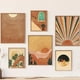 thumbnail image 3 of Cuadros de arte de pared de paisaje bohemio, pintura abstracta de terracota, puesta de sol, Colina, desierto, carteles impresos para sala de estar, decoración del hogar, 3 of 4