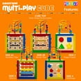 thumbnail image 4 of Activity Cube With Bead Maze - 5 in 1 Baby Activity Cube Includes Shape Sorter, Abacus Counting Beads, Counting Numbers, Sliding Shapes, Removable Bead Maze - My First Baby Toys Play22USA, 4 of 11