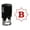Red, variant on Printtoo R-40 Octagon Celtic Swirl Frame Alphabet B Monogram Self Inking Rubber Stamp Office Stationary