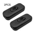 thumbnail image 4 of Inline Wire Switch Dpst Control Light Switch for Bedroom Desk Lamp Led Light Black-2Pcs, 4 of 10
