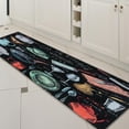 thumbnail image 4 of Ottomanson Machine Washable Utensils 2x5 Flatweave Cotton Kitchen Runner Rug, 20" x 59", Black/Multicolor, 4 of 7